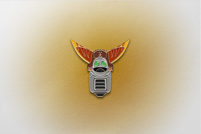 Ratchet & Clank Enamel Pin clank design enamel pin enamelpin geometric iconography icons pin pins playstation ps5 ratchet sony temper tantrum vector videogames