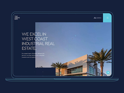 The Aberg Group Animated Website UI animation branding california desktop desktop design home home page interaction motion motion graphics property real estate realtor san diego scroll team ui ui design web web design