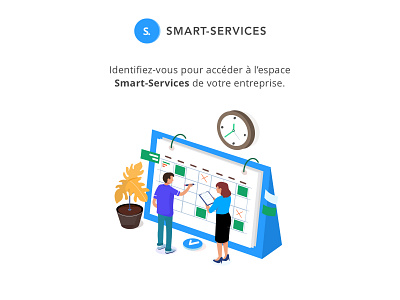 Smart-Services branding crm illustration logo product sketch ui ux