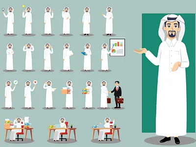 Arab Saudi character art design digital art illustration illustrations illustrator saudi vector
