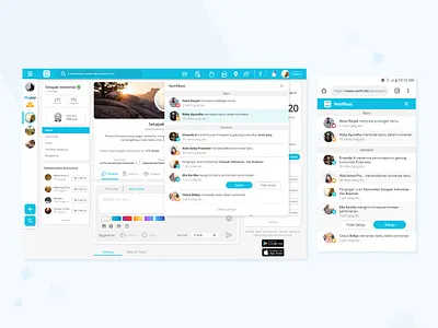 Notification app app design community notice notification responsive responsive design responsive web design responsive website social media ui uidesign uiux ux uxdesign web web app webdesign website