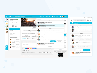 Notification app app design community notice notification responsive responsive design responsive web design responsive website social media ui uidesign uiux ux uxdesign web web app webdesign website