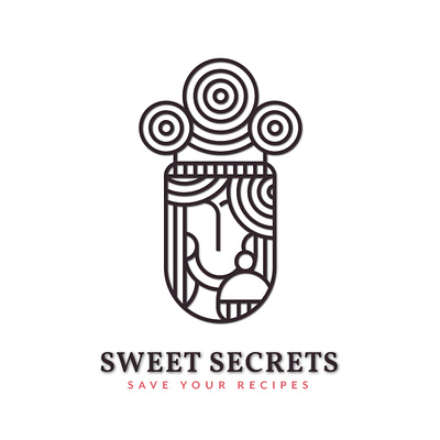Logo design - Recipes - Pastries / Cakes / Sweets bakery brand branding cakes cupcakes food graphicdesign logo logodesign logomark pastries recipes sweets webdesign