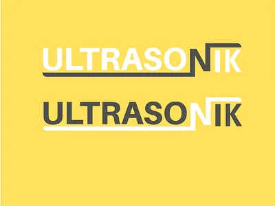 Ultrasonik design flat graphic design illustration illustrator logo minimal