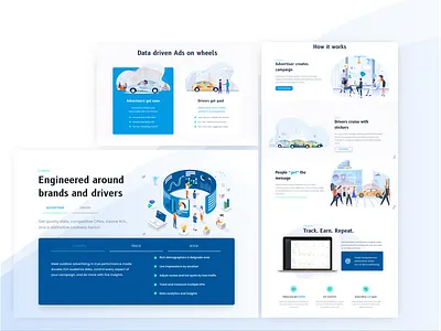 streetNode landing page advertise advertising agency campaign dashboard dashboard ui data data analysis data engineering design out of home advertising ui design user interface ux web
