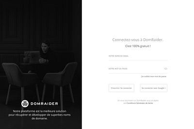 Domraider app sketch ui ux design