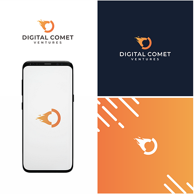 Digital Comet Ventures brand branding creative design ecommerce fiverr fiverr.com fiverrgigs flat graphic design logo logo designer minimal minimalist modern