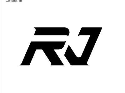 RJ FInal logo concept footballer footy identity logo logos logotype mark monogram rauljimenez soccer