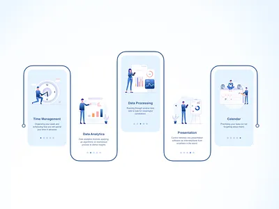 Onboarding process app clean illustraion interface mobile onboarding onboarding screen onboarding ui product slider ui