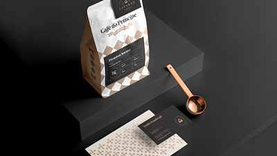 Café do Príncipe Brand Identity blend brand branding brew business card coffee coffee house download free freebie identity letterhead logo mockup mockupcloud packaging presentation psd stationery template