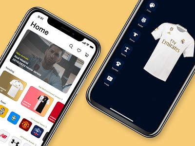 Custom Kits: Entry for NativeScript Challenge customize design ecommerce edit figma ios iphone jersey nativescript realmadrid store studio ui uiux uiuxdesign