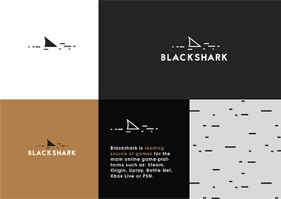 Blackshark logo branding design logo logodesign