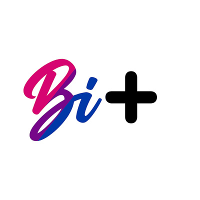 Bisexual plus art bi bisexual bisexual community bisexual pride bisexuality digital digital art lgbt lgbtq lgbtqia logo mixed media plus