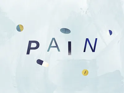Pain 2d animation animation design flat style frame