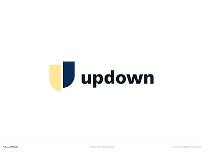 Updown Finance adobe branding creative crypto design finance graphic design idea illustration logo logoinspo logomark logotype mark minimal money ui vector