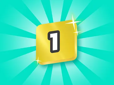 Gold Medal 3D app branding concept game gaming gold icon medal medals mobile shine sparkle ui