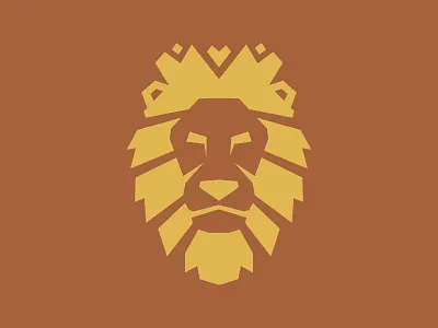 Lion Head Logo branding gold illustration lion lion head logo logodesign luxury