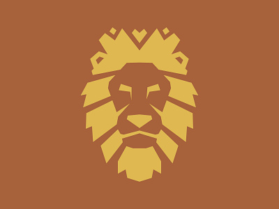 Lion Head Logo branding gold illustration lion lion head logo logodesign luxury