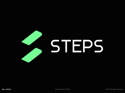 Step App adobe branding creative design designer fitness graphic design health illustration logo logos logotipo marca minimal ui vector