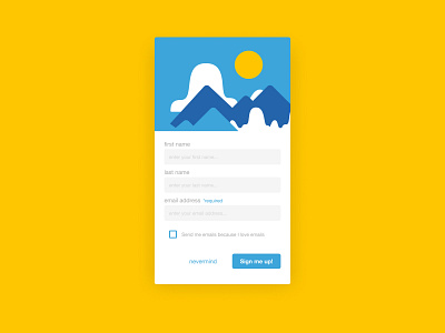 Daily UI - 001 dailyui dailyui 001 signupform ui visual