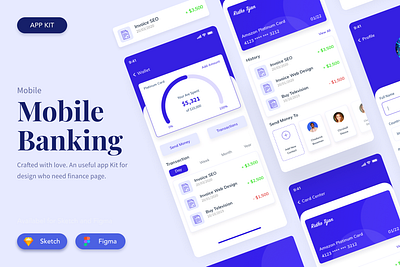 Mobile Banking Details app design fintech investment redesign uiux