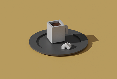 Coffee. 3d art blender blender3d coffee design