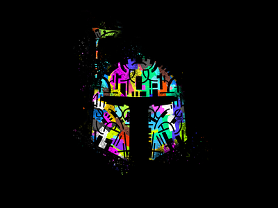 Boba Fett beskar boba fett bounty hunter bunny helmet jango fett procreate procreate art procreate pocket sam star wars the mandalorian