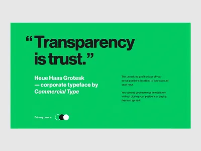 Xena — Typography Slide bold brandbook branding clean contrast green grid minimal simple typeface typography