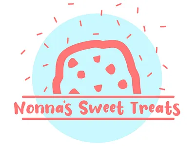Nonna's Sweet Treats branding design flat icon logo logo design logo designer logodesign logos minimal sweets vector