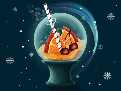 Magic Drink Illustration art design drawing illustration ipadproart magic drink procreate procreate app procreate art procreate brushes procreate tutorial winter