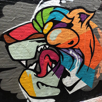 Tiger art aspect branding colored contemporaryart curiosity design distortion graffiti graffitti illustration poster streetart urbanart