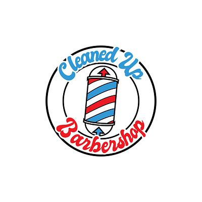 Cleaned Up Barbershop brand branding connorbranding design graphicdesign identity logo logodesign logodesigner logos