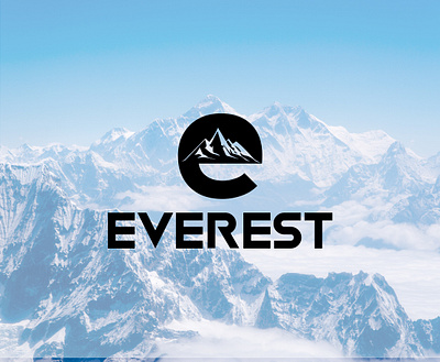 Everest letter logo design. branding clothing brand everestlogo graphicdesign icon identity identity branding illustraion illustration illustration art illustrations illustrator ios logo logo a day logo design logodesign logos logotype photoshop