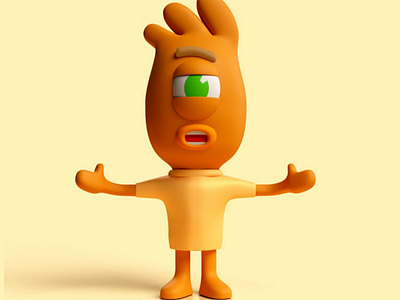 Charlie.3D 3d art characters cool fun funky ilustration