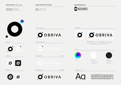 obriva brand identity agency brand brand design brand identity branding branding design guide guidebook guideline guidelines identity logo logo design logodesign logotype luxe luxury mark monogram new