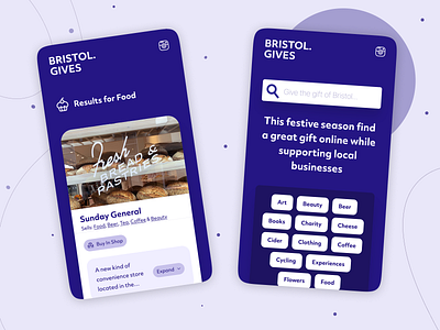 Bristol Gives ui website
