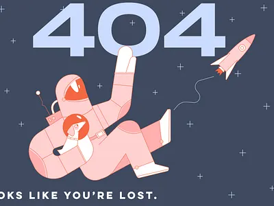 Error 404 404 error 404 not found 404page astronaut branding dailyui design error error 404 illustration logo lookslikeyourlost mobile ui pagenotfound ui user experience user interface ux uxdesign vector