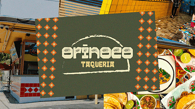 FULL LOGO AND BRANDING ¨TAQUERIA ORINOCO¨ logo