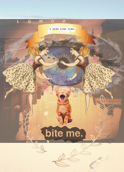 gato feliz1 artist branding design illustration photomanipulacion