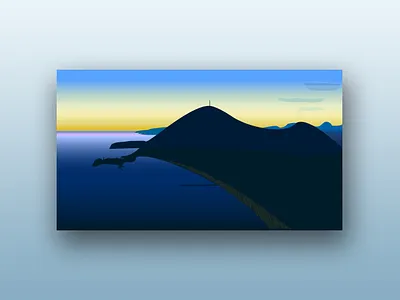 Budva crna gora design illustration illustrator landscape montenegro photoshop