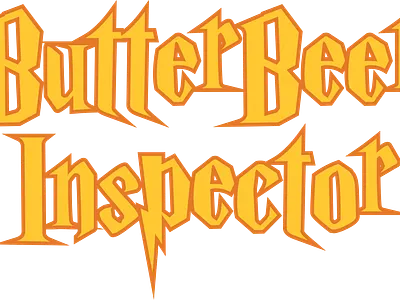 Butter Beer Inspector branding design logo typography