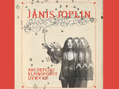 Janis Display Typeography 19thcentury art noveau chicago custom lettering customtype design display font display typography illustrator janis janis joplin jugend late 19th century midwest type type art type design typedesign typography