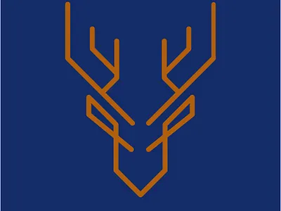 deer animal animal illustration animal logo deer flat illustrator simple simplelogo