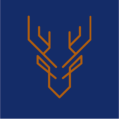 deer animal animal illustration animal logo deer flat illustrator simple simplelogo