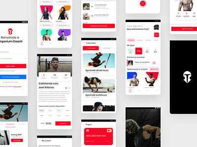 Imperium Coach - Full shots animation calistenia calisthenics design imperium ui workout