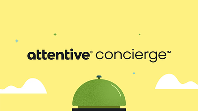 Attentive ConciergeTM Launch Video animation announcement attentive concierge branding design illustration launch video marketing product launch product marketing texting