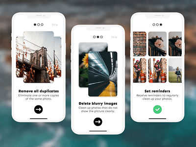 Gallery Cleaner App app design mobile mobile app mobile app design mobile design mobile ui onboarding onboarding illustration onboarding screen onboarding screens onboarding ui photography photos ui ui ux ui design uidesign uiux ux