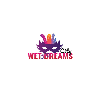 Wet Dreams City - Logo for an Adult / Sex Toy Store branding illustration logo web