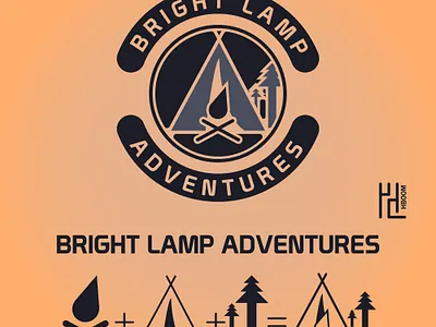 Proposition for BrightLamp Adventures illustration logo