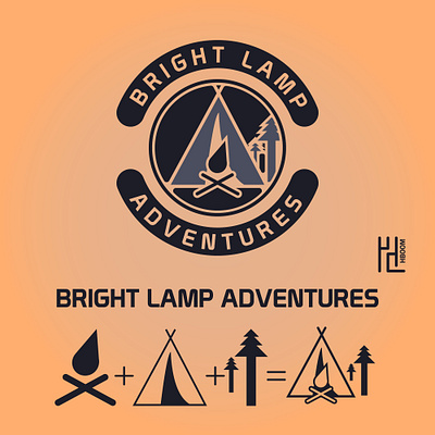 Proposition for BrightLamp Adventures illustration logo